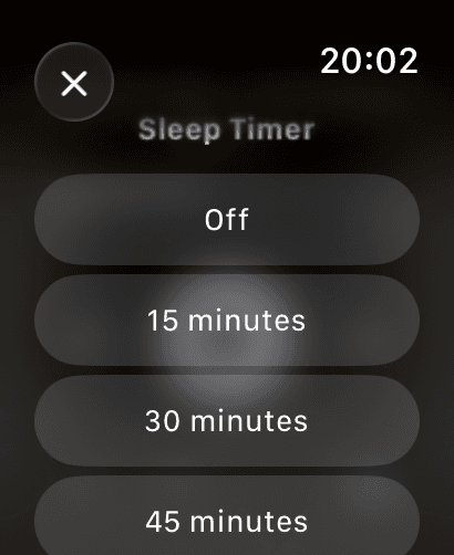 Tivra on Apple Watch