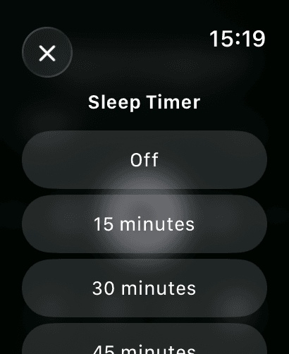 TivraX on Apple Watch