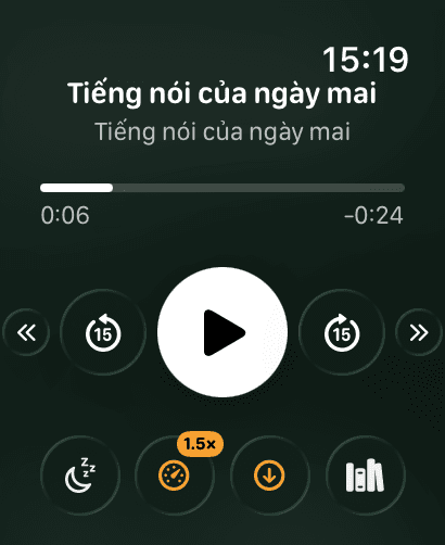 TivraX on Apple Watch
